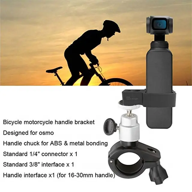 Держатель пульта для велосипеда OSMO POCKET MOUNT FOR BICYCLT&MOTORCYCLE 1/4×3, 3/8×1