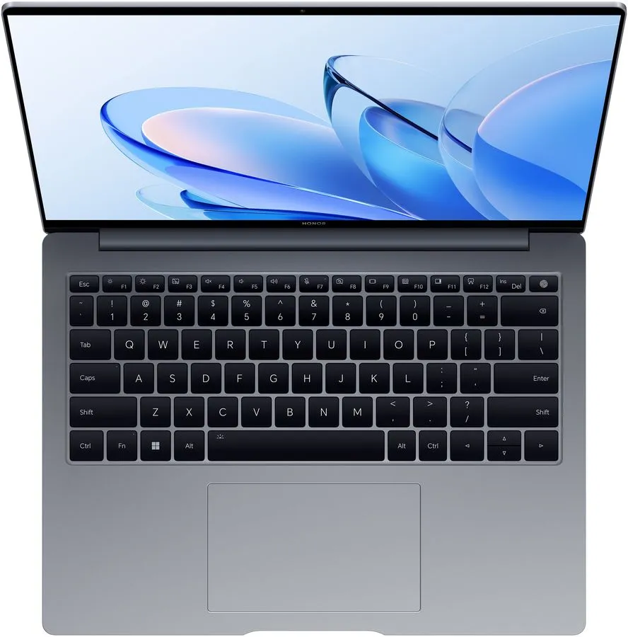 Ноутбук Honor MagicBook 14 14.2", IPS, Intel Core i5 13500H 2.6ГГц, 12-ядерный, 16ГБ LPDDR5, 1ТБ SSD, RTX 3050 , серый [5301AFKS]
