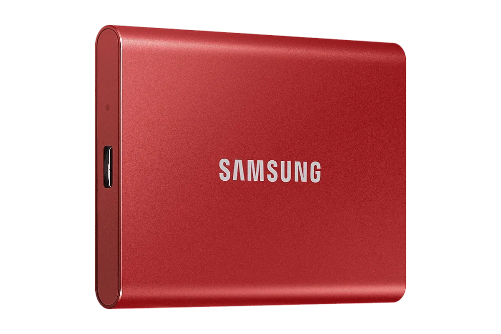 Портативный SSD USB 3.2 T7 1ТБ MU-PC1T0H (Красный)