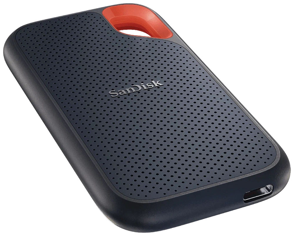 1 ТБ Внешний SSD SanDisk Extreme Portable V2, USB 3.2 Gen 2 Type-C, черный