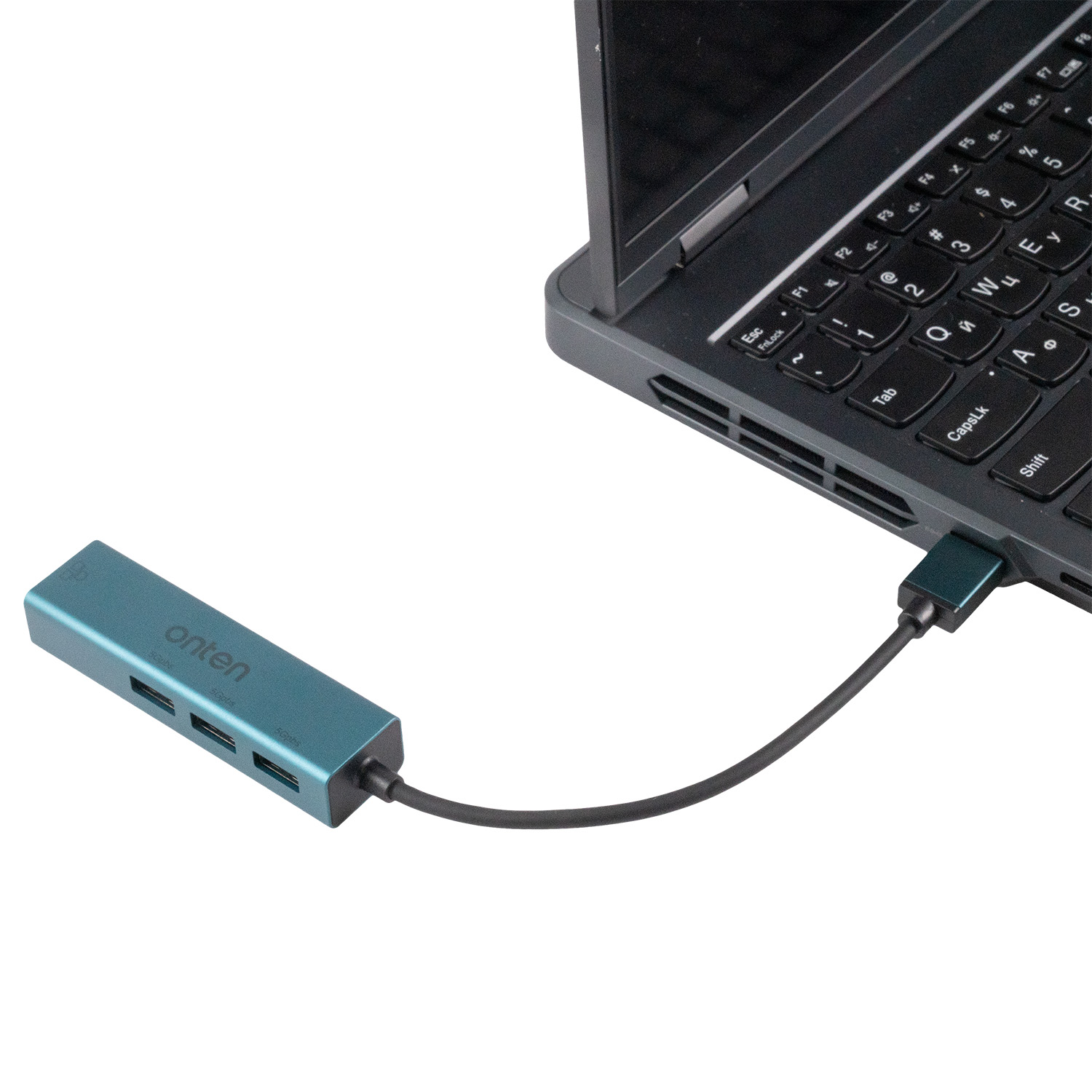 ONTEN 4-in-1 USB Hub with Ethernet Adapter (OTN-5221)